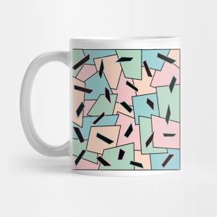 Graphic Party Rainbow Colors Memphis Design Pattern Mug